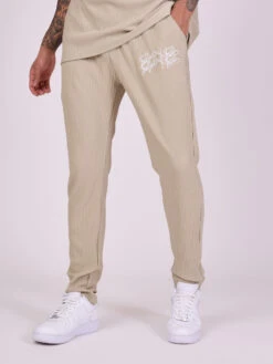 Pantalon En Matière Texturé