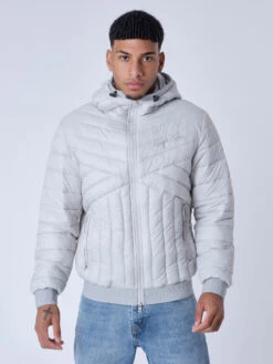 Doudoune Matelassé Géometrique