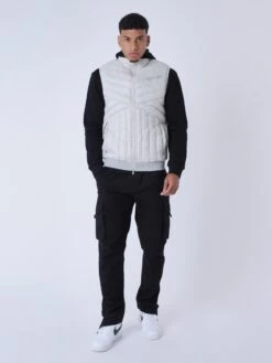 Gilet Matelassé Géometrique