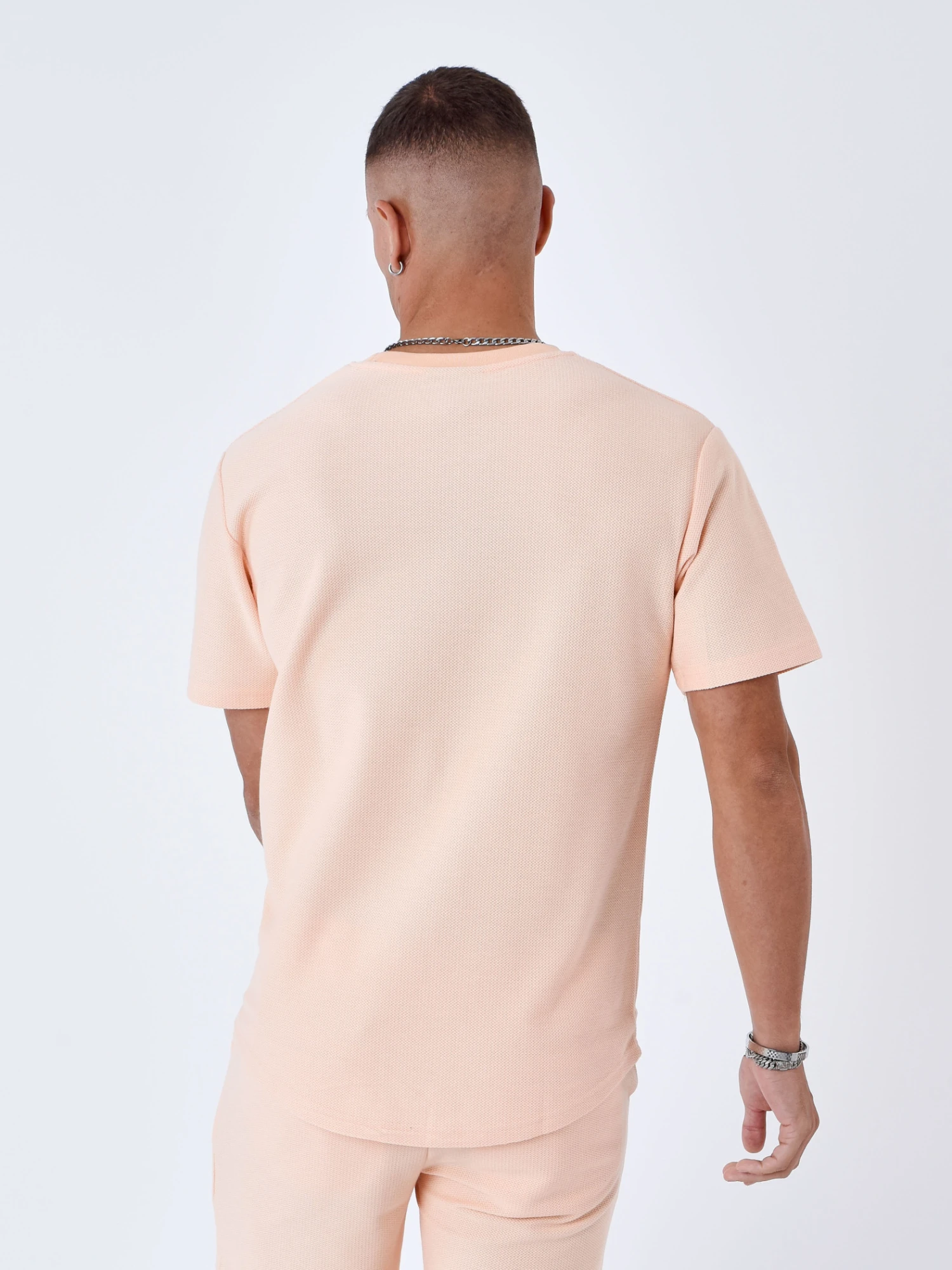 Tee-shirt Uni Texturé – Image 6