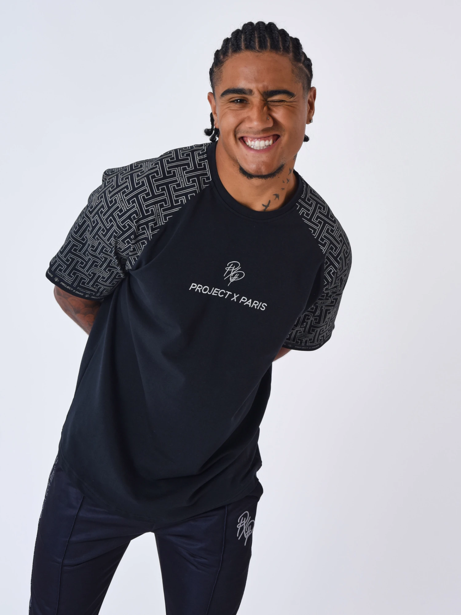 Tee Shirt à Manches All Over Labyrinthe – Image 2