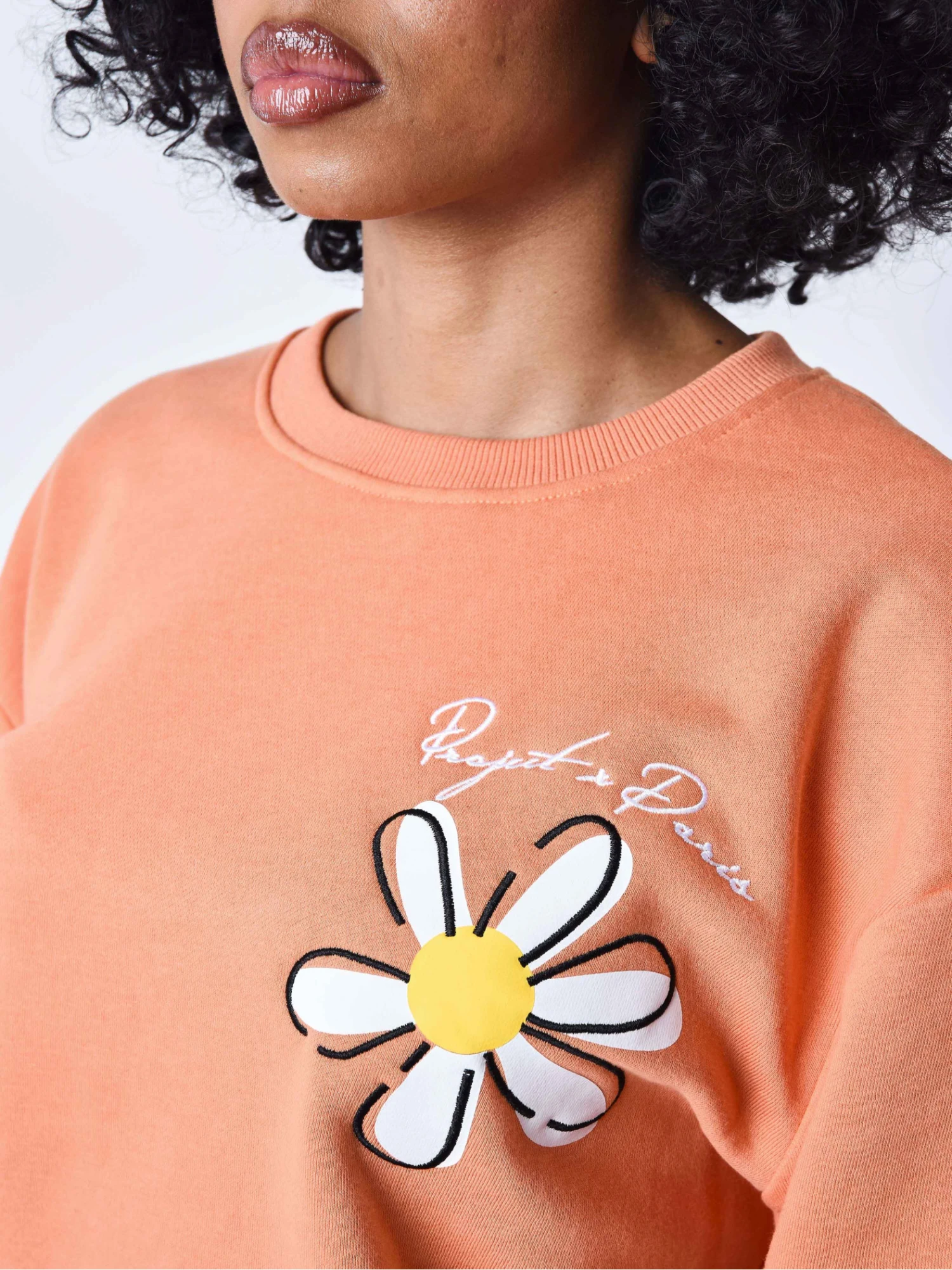 Sweat Col Rond Fleurs – Image 5