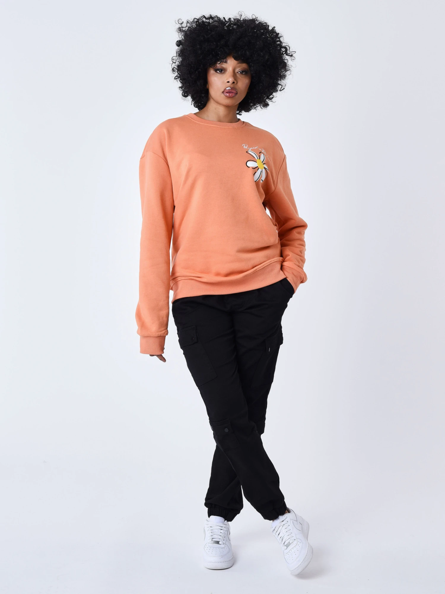 Sweat Col Rond Fleurs – Image 6