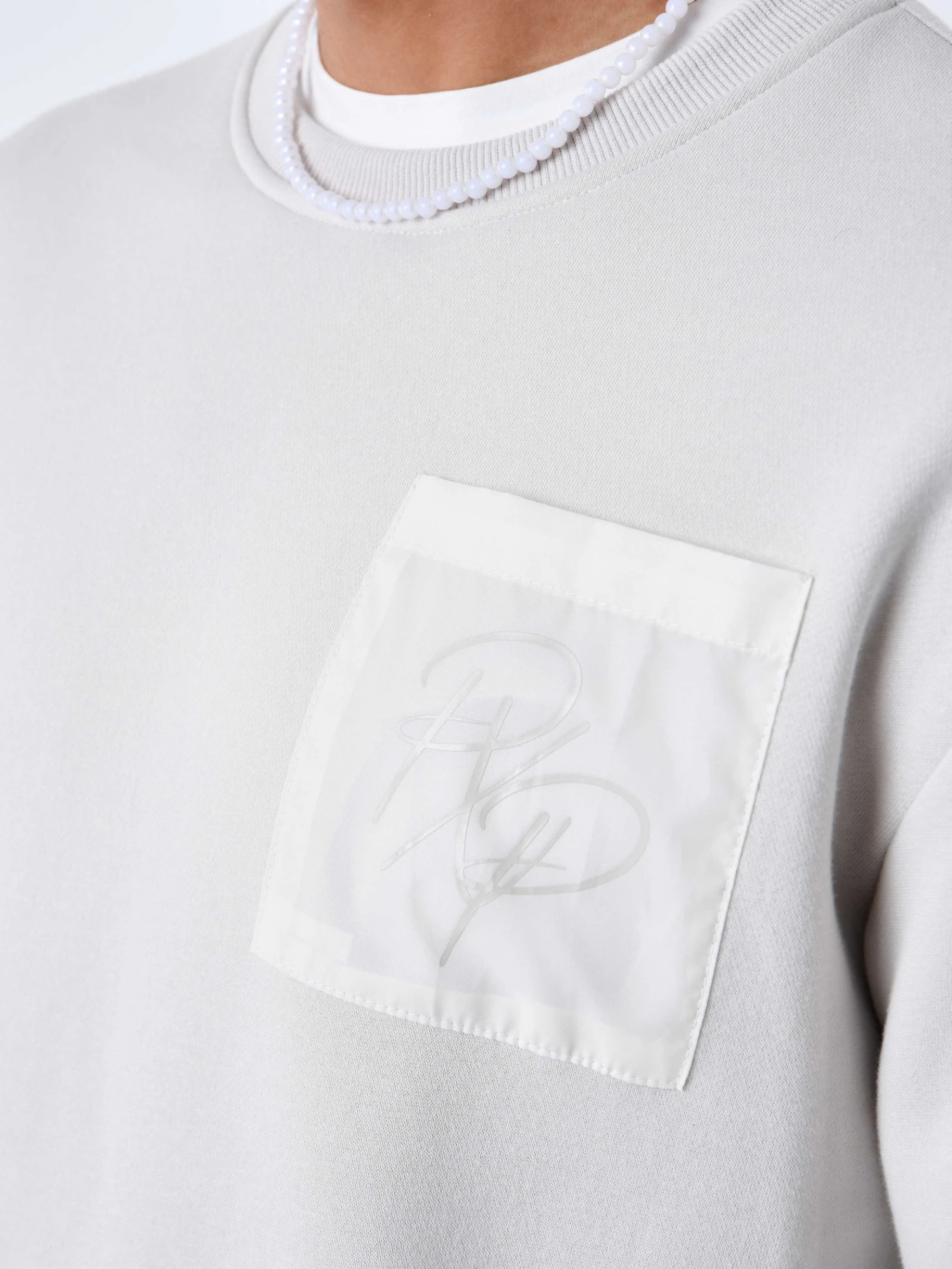 Sweat Col Rond Poche Réfléchissante – Image 2