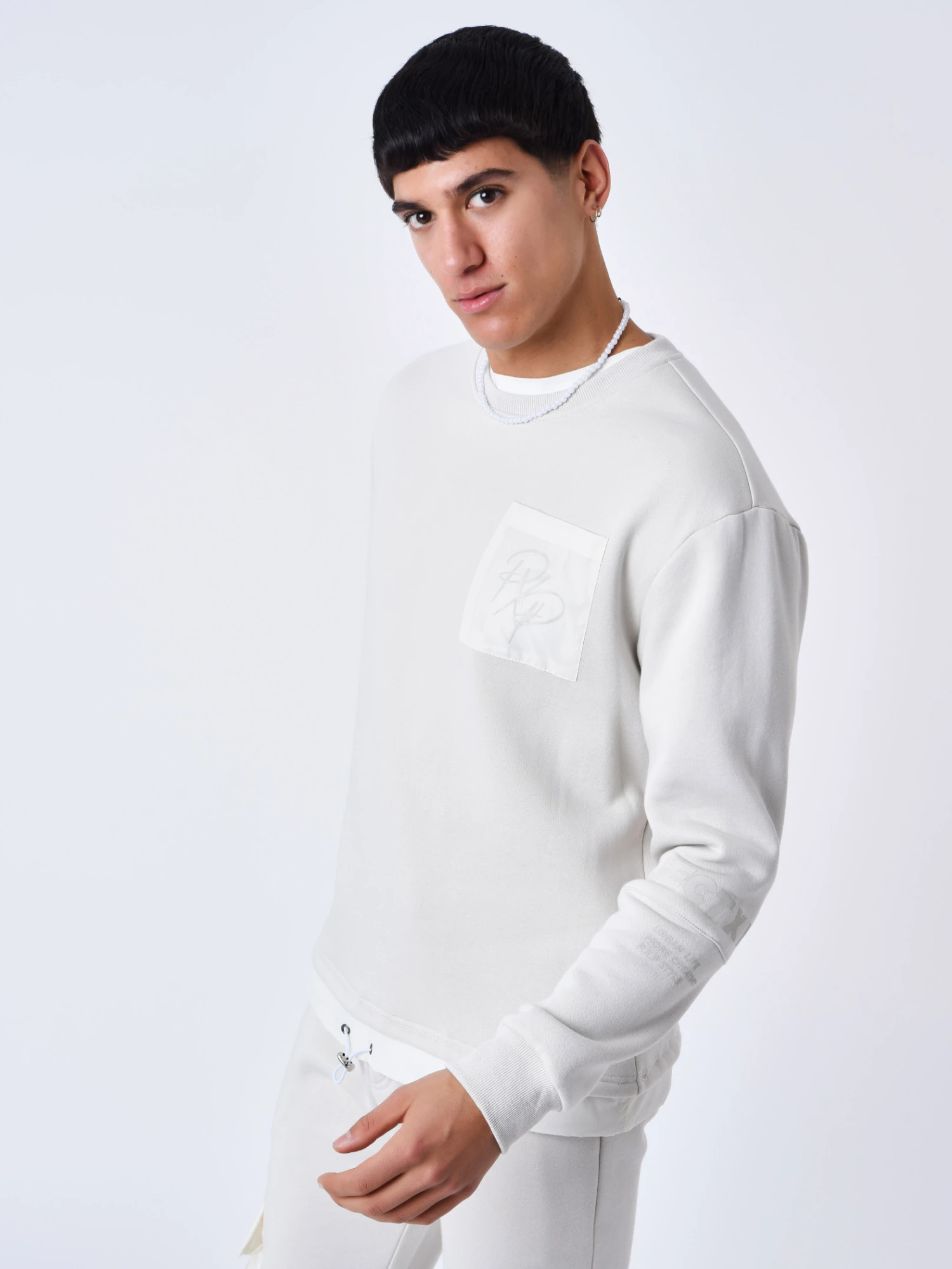 Sweat Col Rond Poche Réfléchissante – Image 4