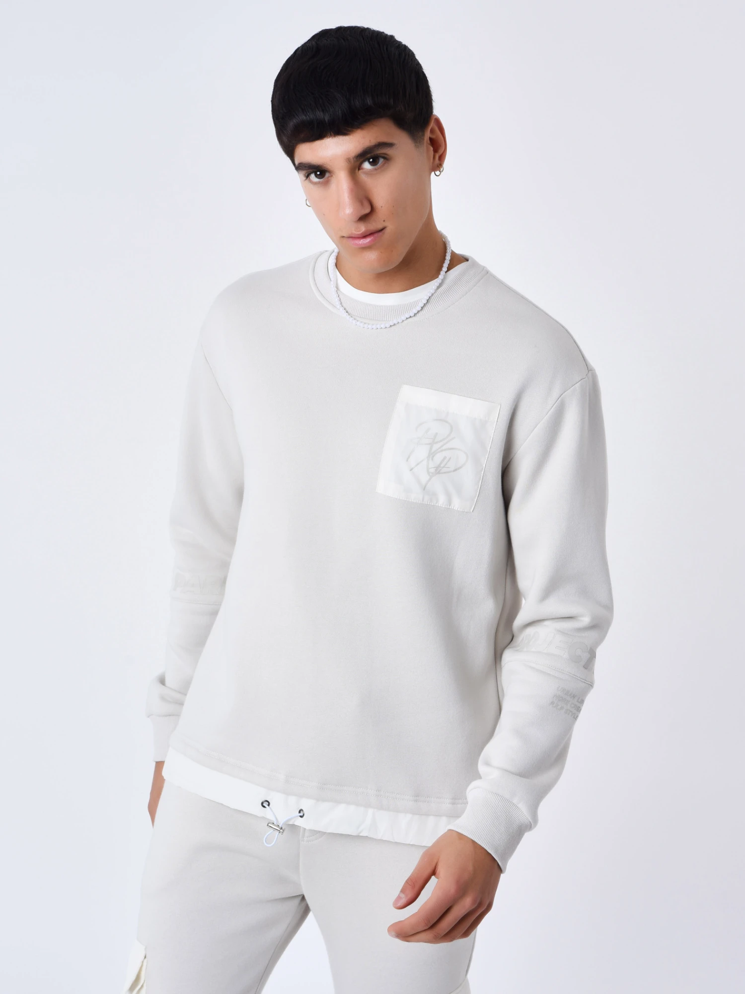 Sweat Col Rond Poche Réfléchissante – Image 5