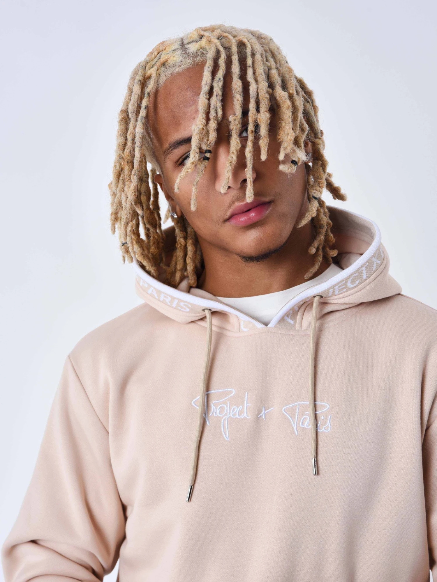 Sweat à Capuche Bord Tricoter Logoté – Image 2