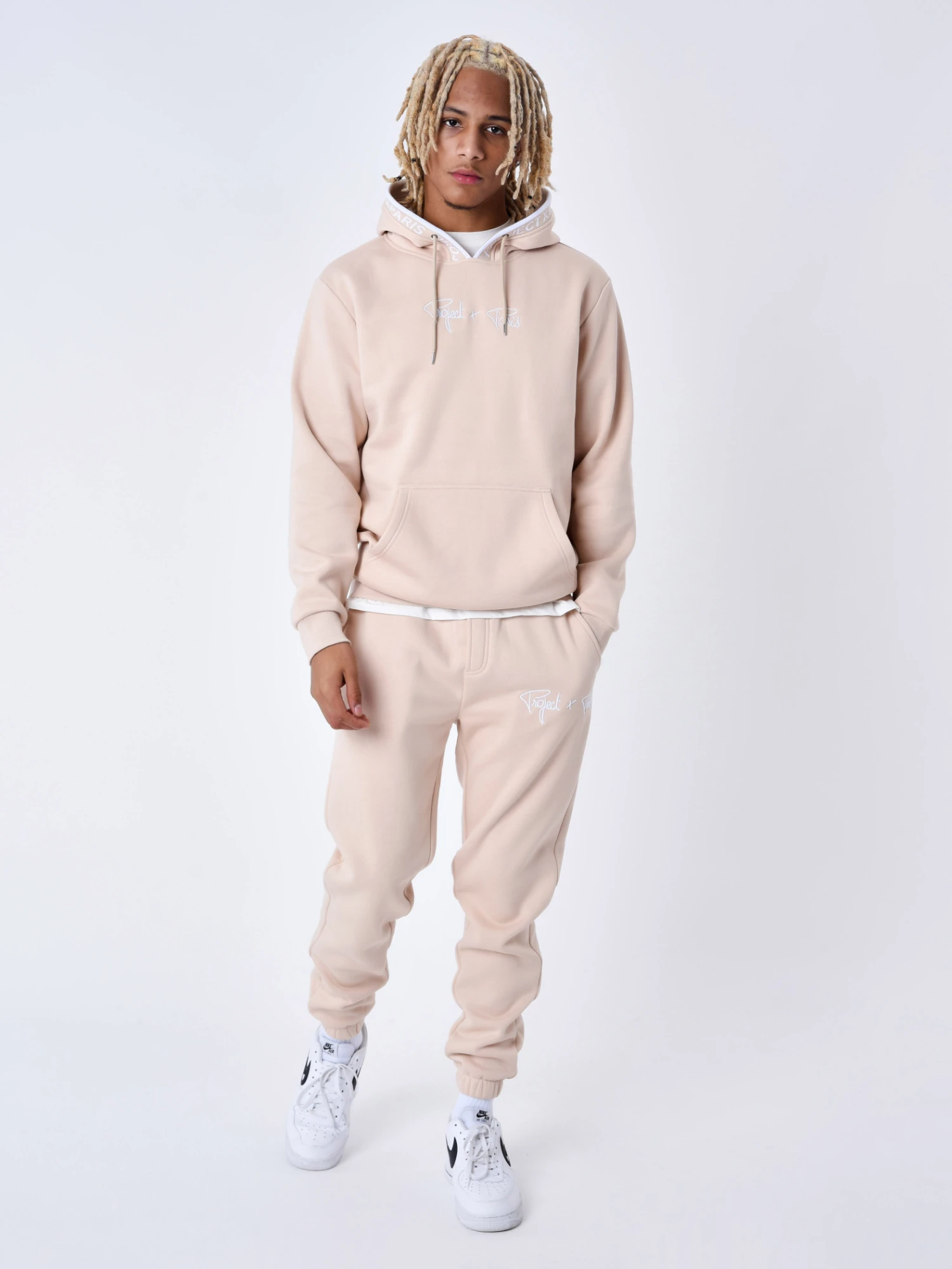 Sweat à Capuche Bord Tricoter Logoté – Image 5