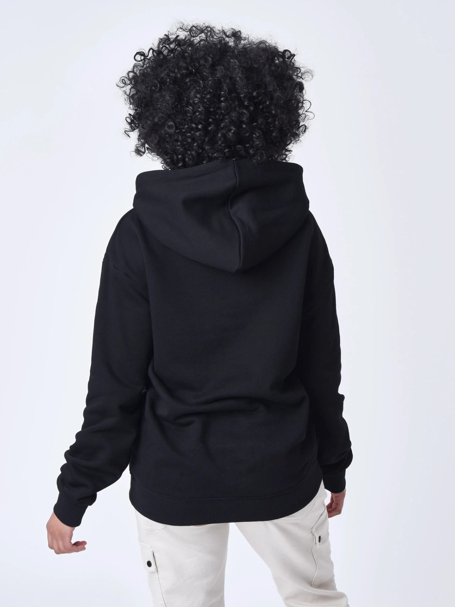 Sweat à Capuche Broderie Avec Smiley Sourire – Image 7