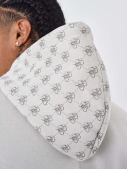 Sweat à Capuche Detail Monogramme All Over