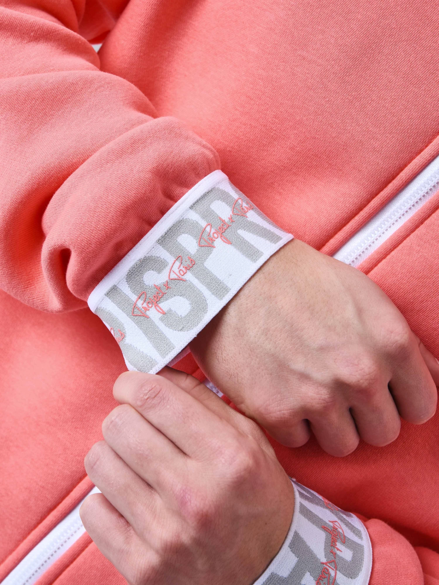 Sweat à Capuche Zippé Bande élastique Logotée – Image 6