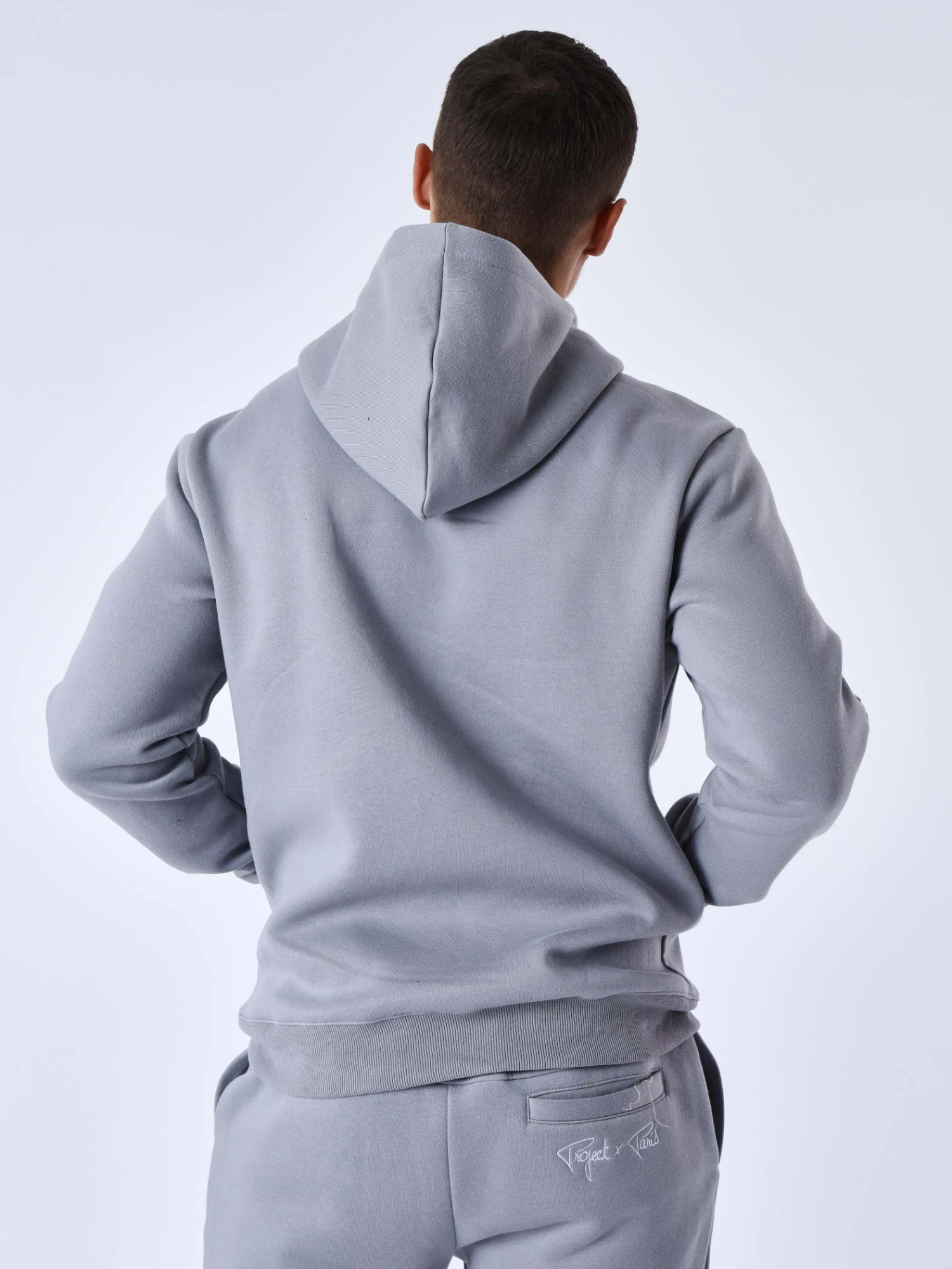 Veste à Capuche Avec Empiècement Bimatière