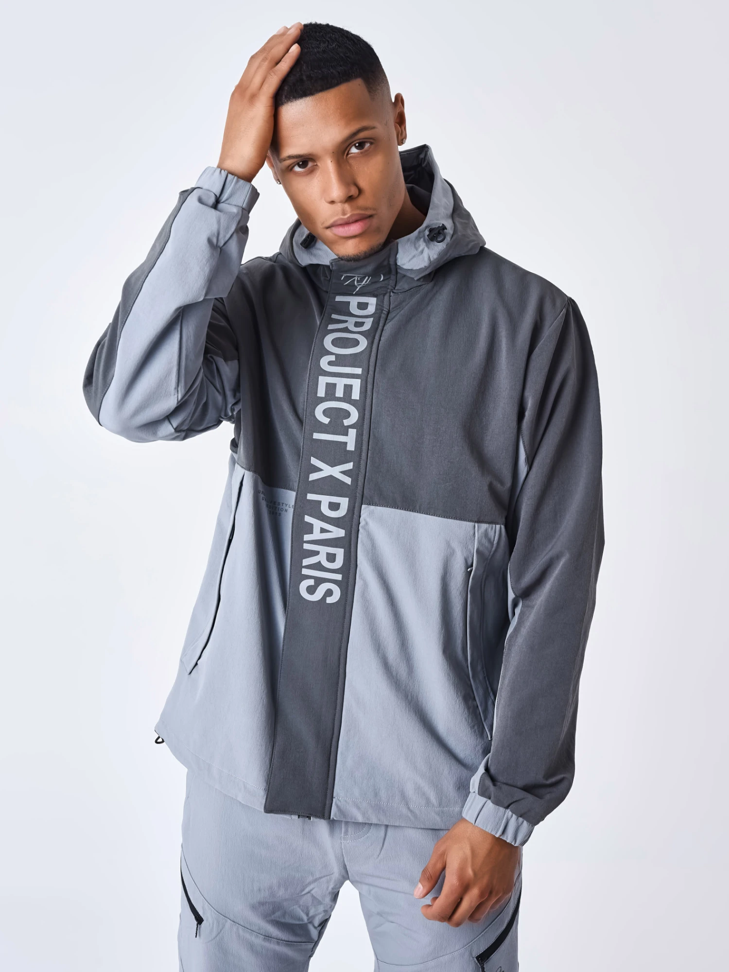 Veste à Capuche Colorblock – Image 2