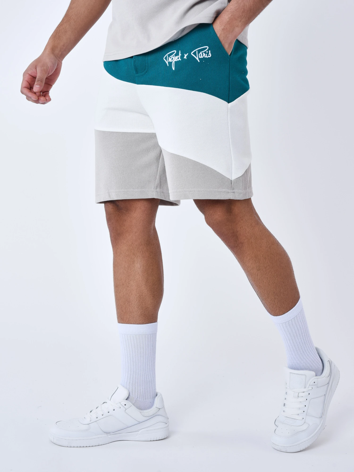 Short Tricolore Style Maille – Image 2