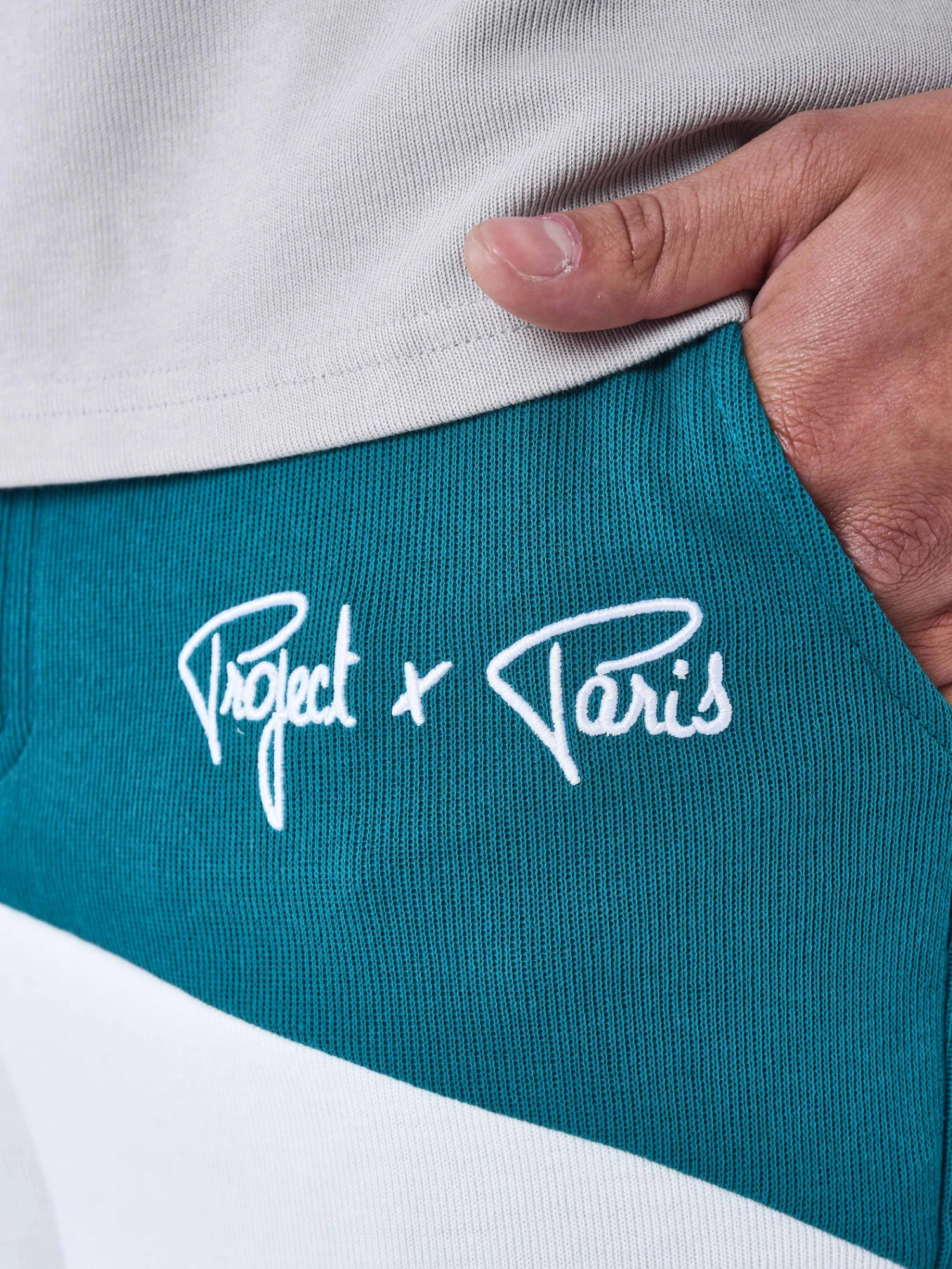 Short Tricolore Style Maille