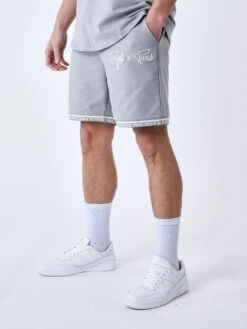 Short Logo Brodé En Relief