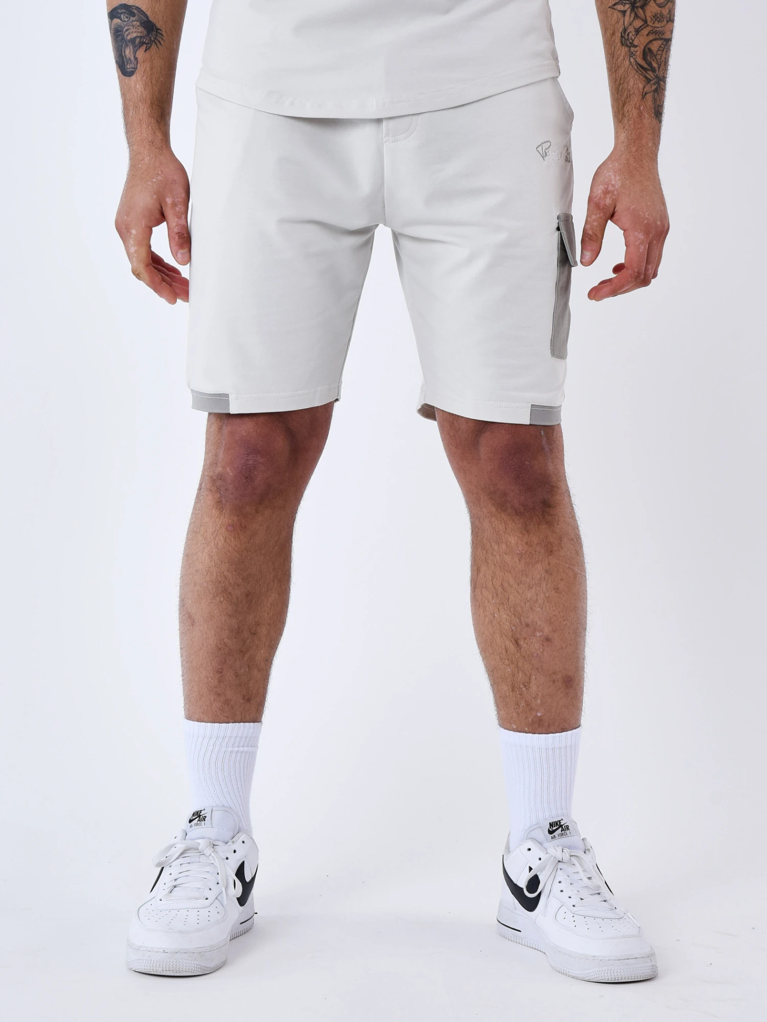 Short Avec Bande Contrastée Logotée – Image 3