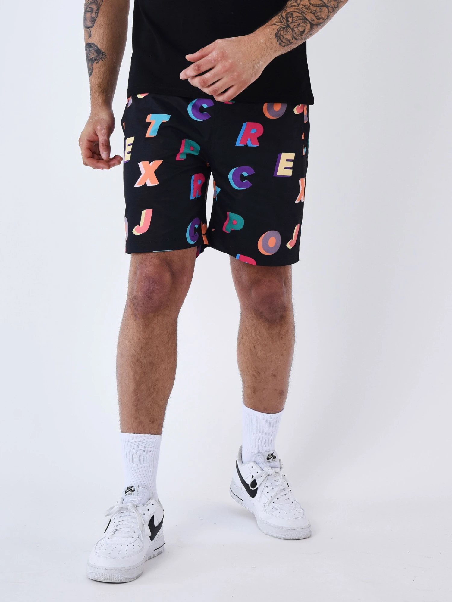 Short De Bain Imprimé Logo Multicolores – Image 2