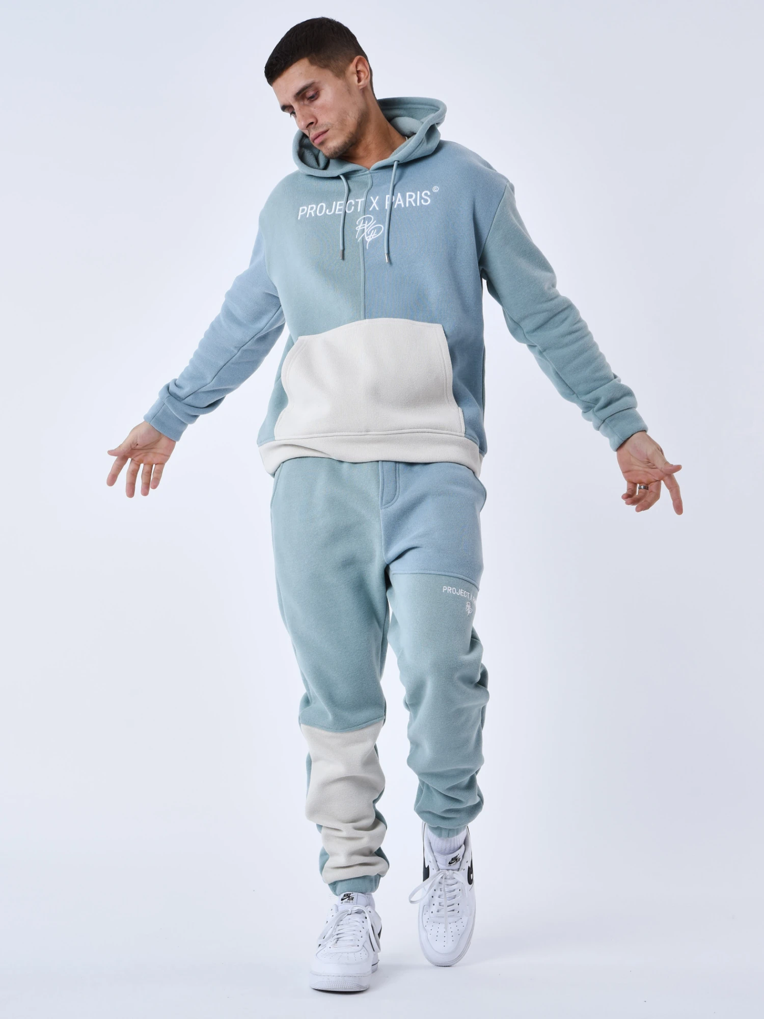 Bas De Jogging Tricolore En Maille