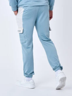 Bas De Jogging Style Cargo Bicolore