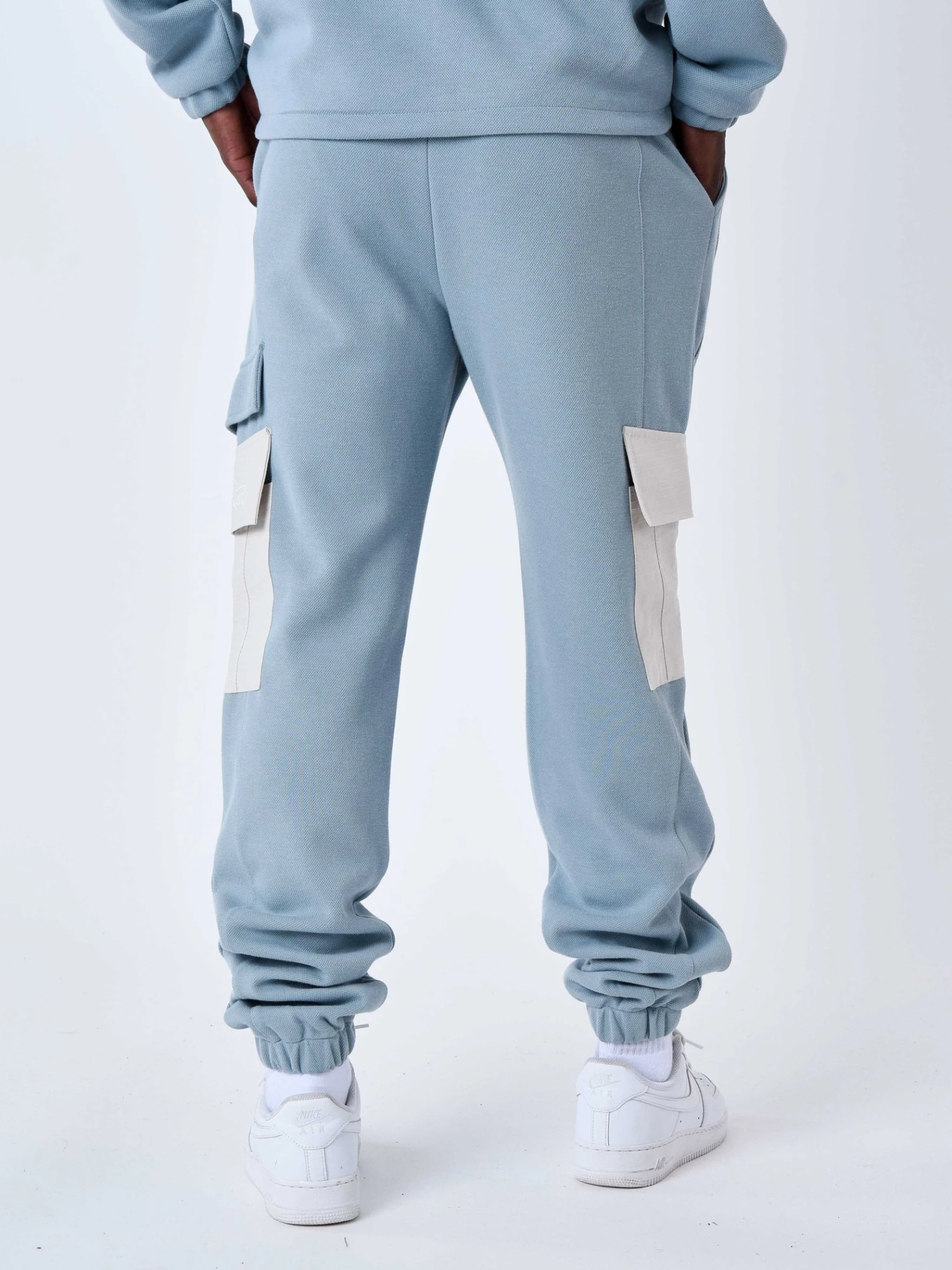 Pantalon De Jogging Bi-matière A Poches – Image 4