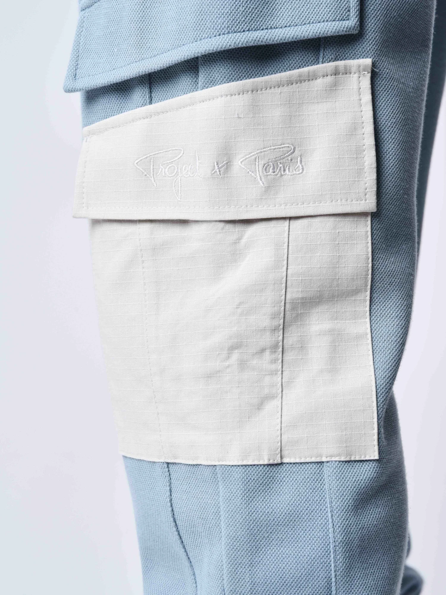 Pantalon De Jogging Bi-matière A Poches – Image 5