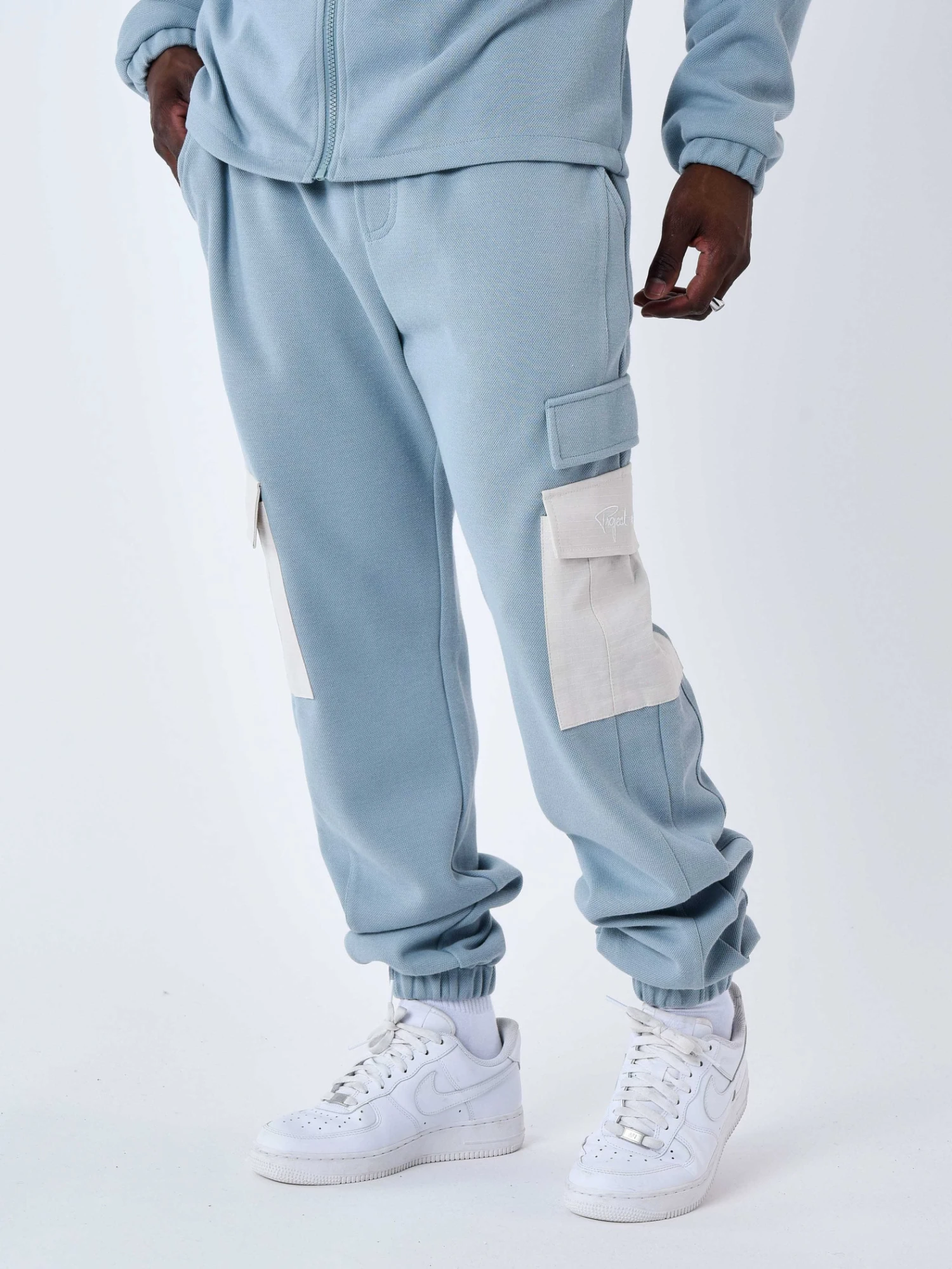 Pantalon De Jogging Bi-matière A Poches – Image 6