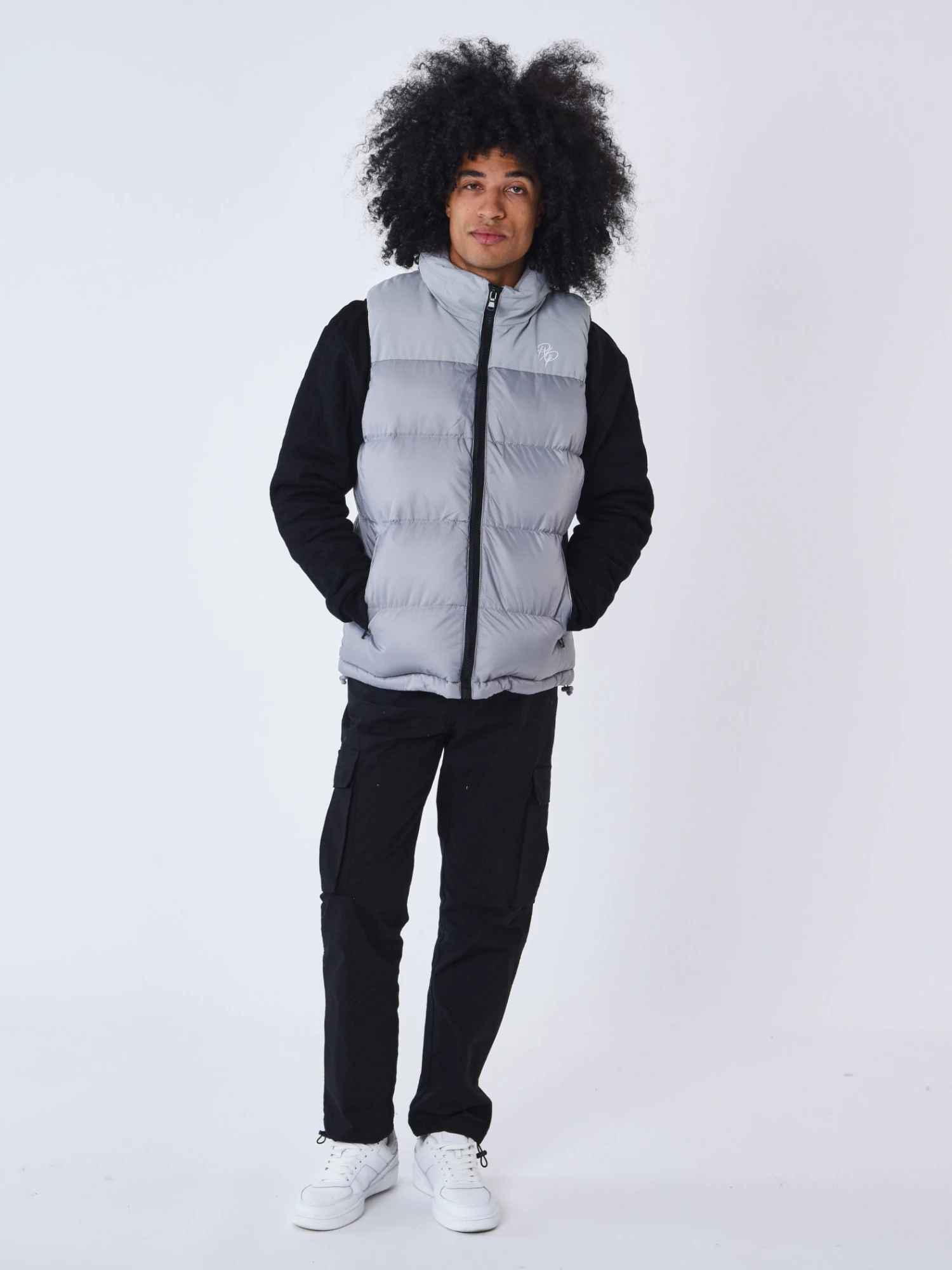 Doudoune Sans Manches à Empiècement – Image 2