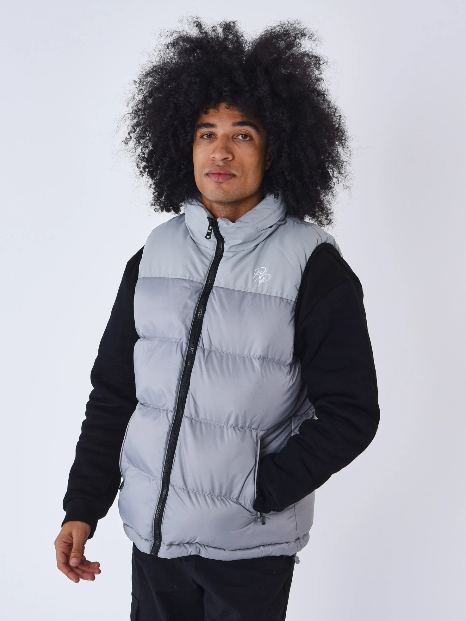 Doudoune Sans Manches à Empiècement – Image 3