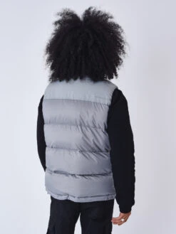 Doudoune Sans Manches à Empiècement