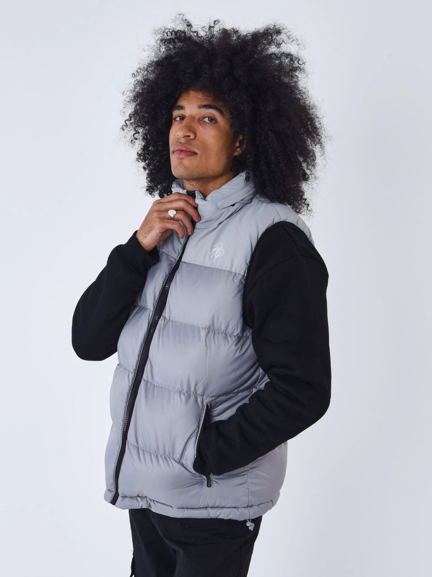 Doudoune Sans Manches à Empiècement – Image 4