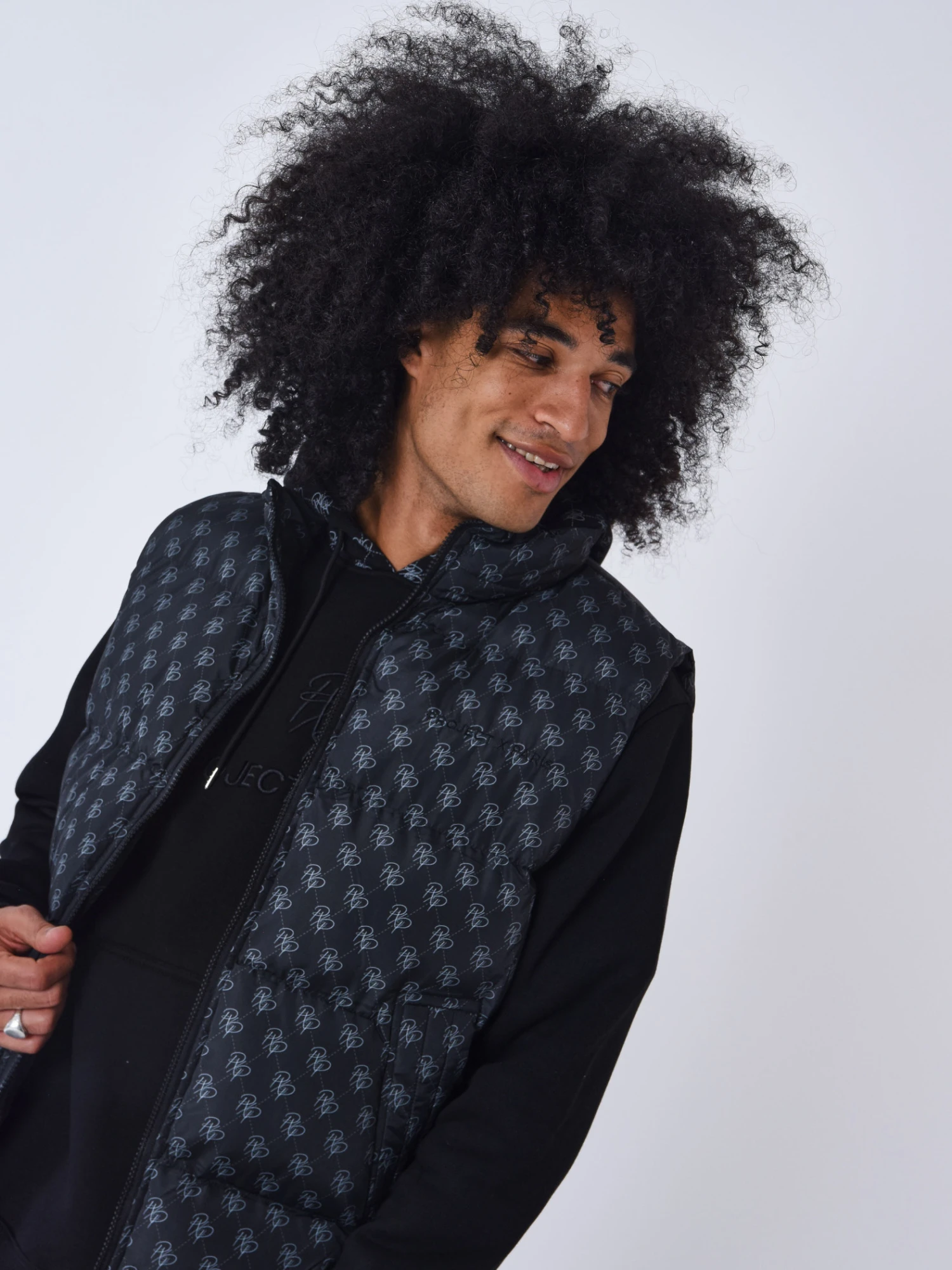 Doudoune Sans Manches All Over Monogramme – Image 2