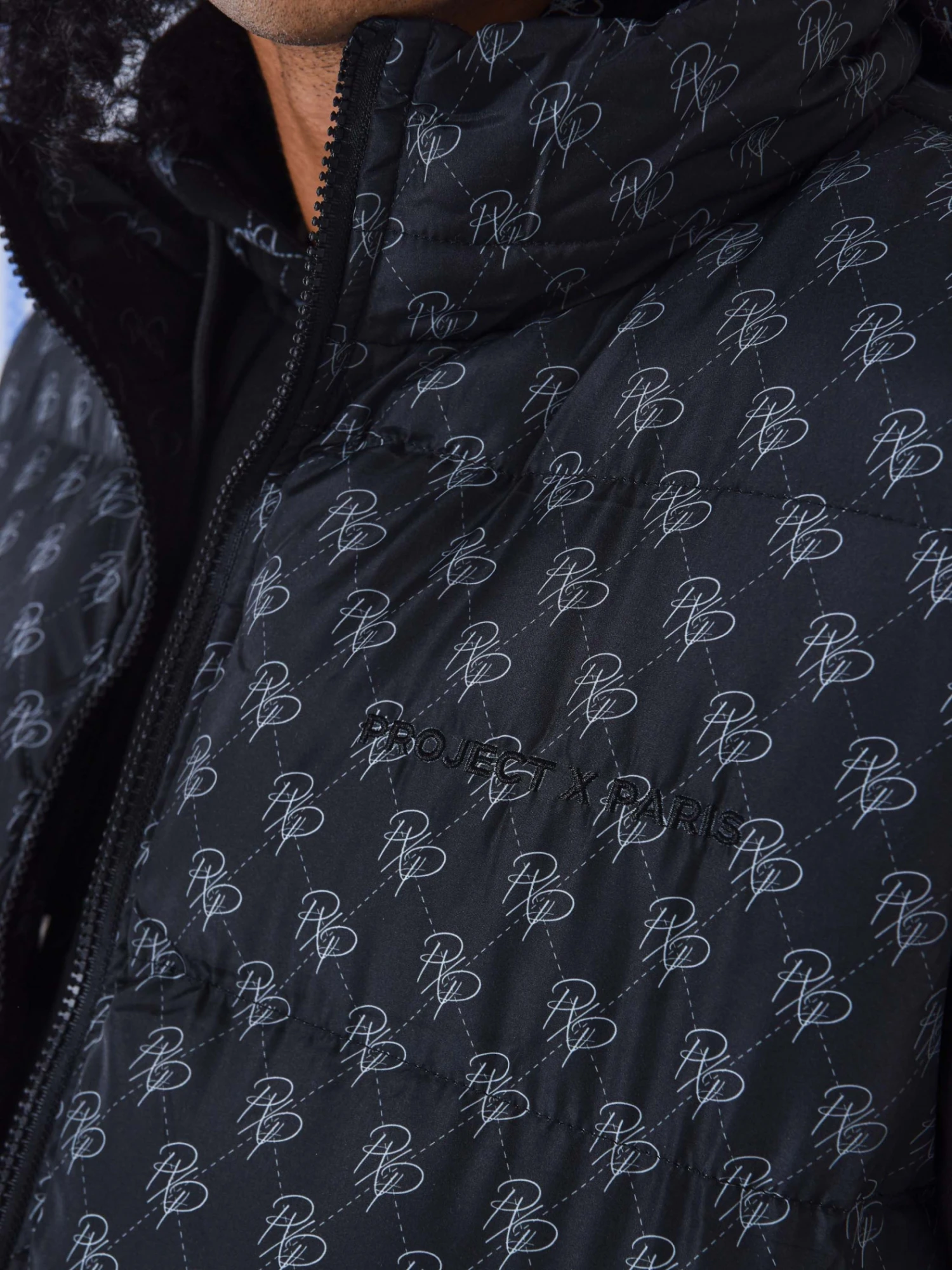 Doudoune Sans Manches All Over Monogramme – Image 3