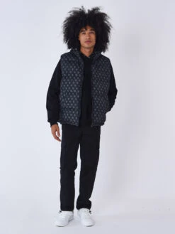 Doudoune Sans Manches All Over Monogramme