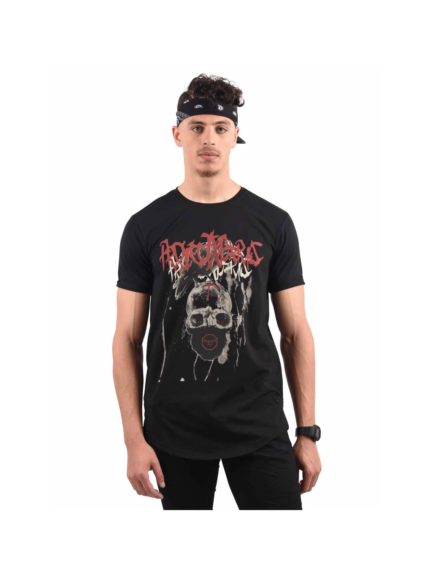 T-shirt En Coton Semi-oversizeRock – Image 2