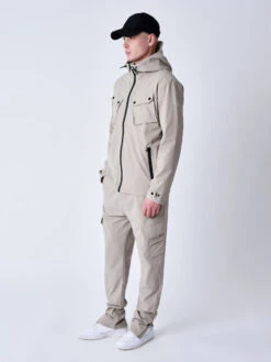 Blouson Techwear Contrasté