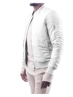 Veste Bomber Zippée Type Biker