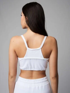 Brassière Zippée En Velours