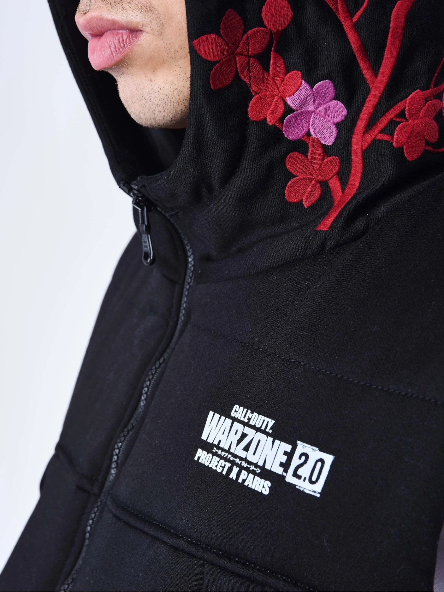 Veste à Capuche Sans Manches Call Of Duty Broderie Sakura – Image 3
