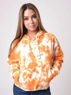 Sweat à Capuche Crop Tie & Dye