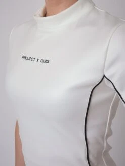 Robe Simili Cuir Et Broderie Contrastés