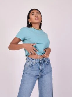 Tee-shirt Avec élastique De Serrage