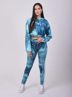 Hoodie Effet Dégradé Liquide