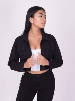 Veste Courte Basic Denim