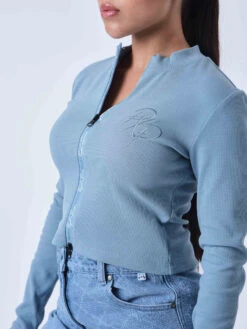 Sweat Zippé Col Montant