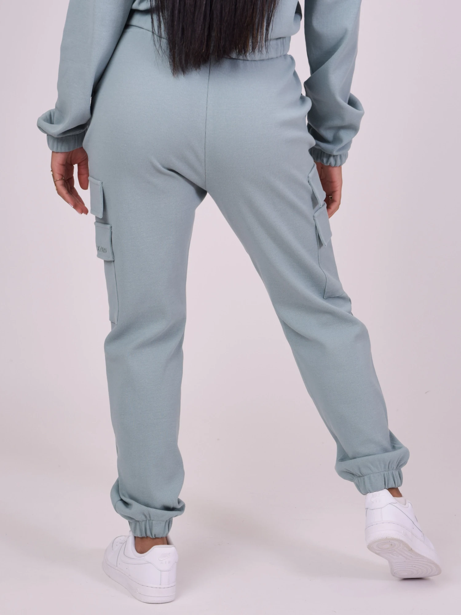 Bas De Jogging Cotelé à Poches Multiples – Image 4