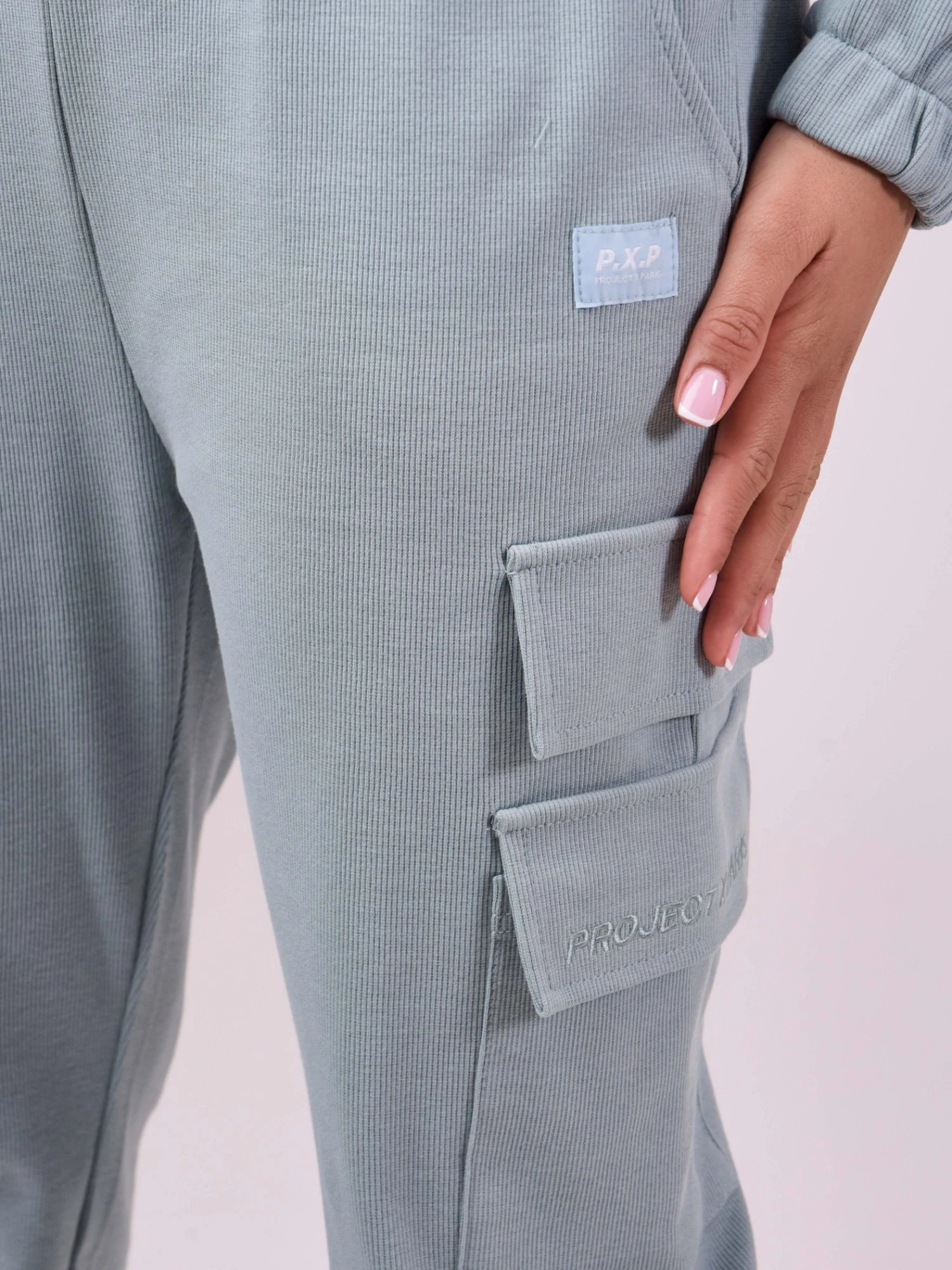 Bas De Jogging Cotelé à Poches Multiples – Image 5