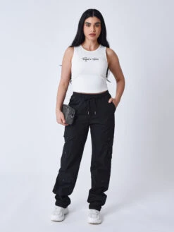 Cargo Multi-poches Texturé