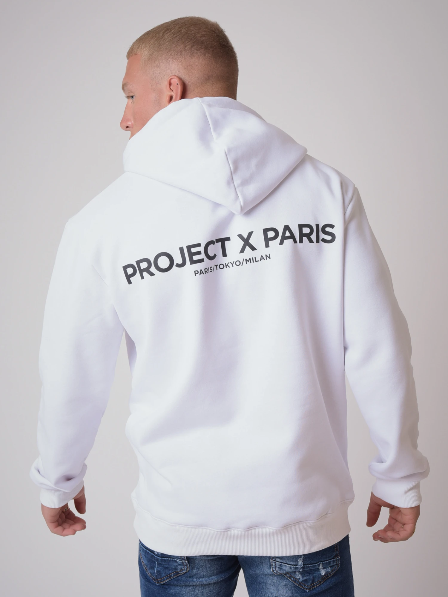 Hoodie Basic Print Reflect – Image 2