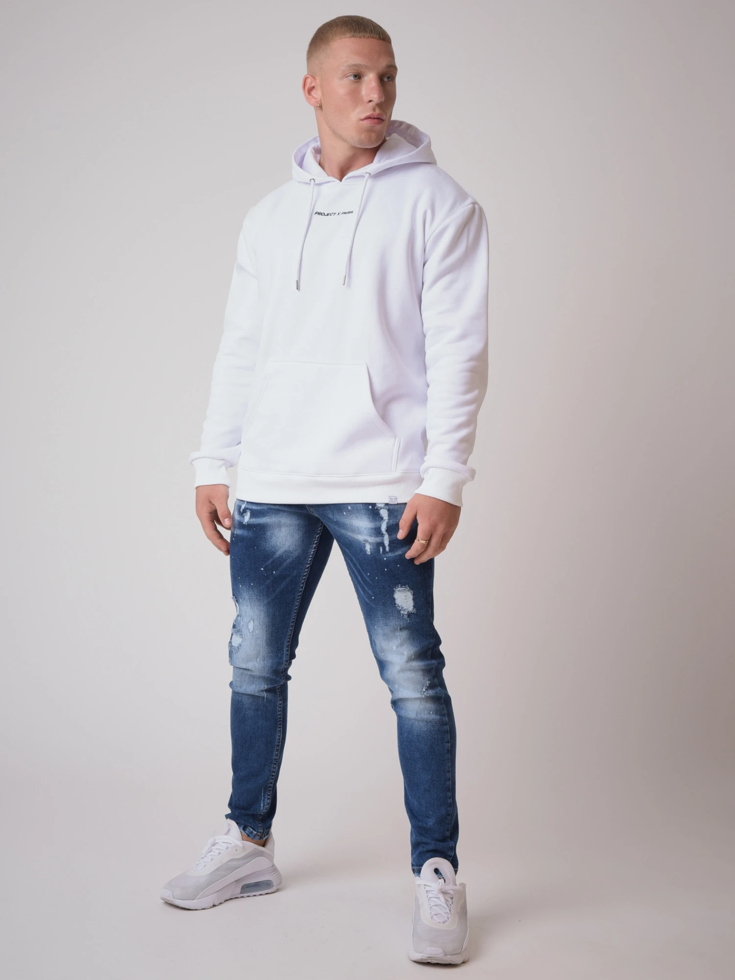 Hoodie Basic Print Reflect – Image 5